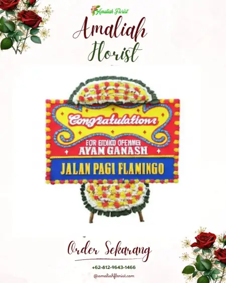 Sewa Papan Bunga Tanjung Emas